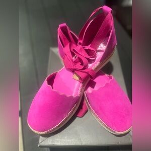 NWB/Vince Camuto Fuchsia Espadrille Flats
